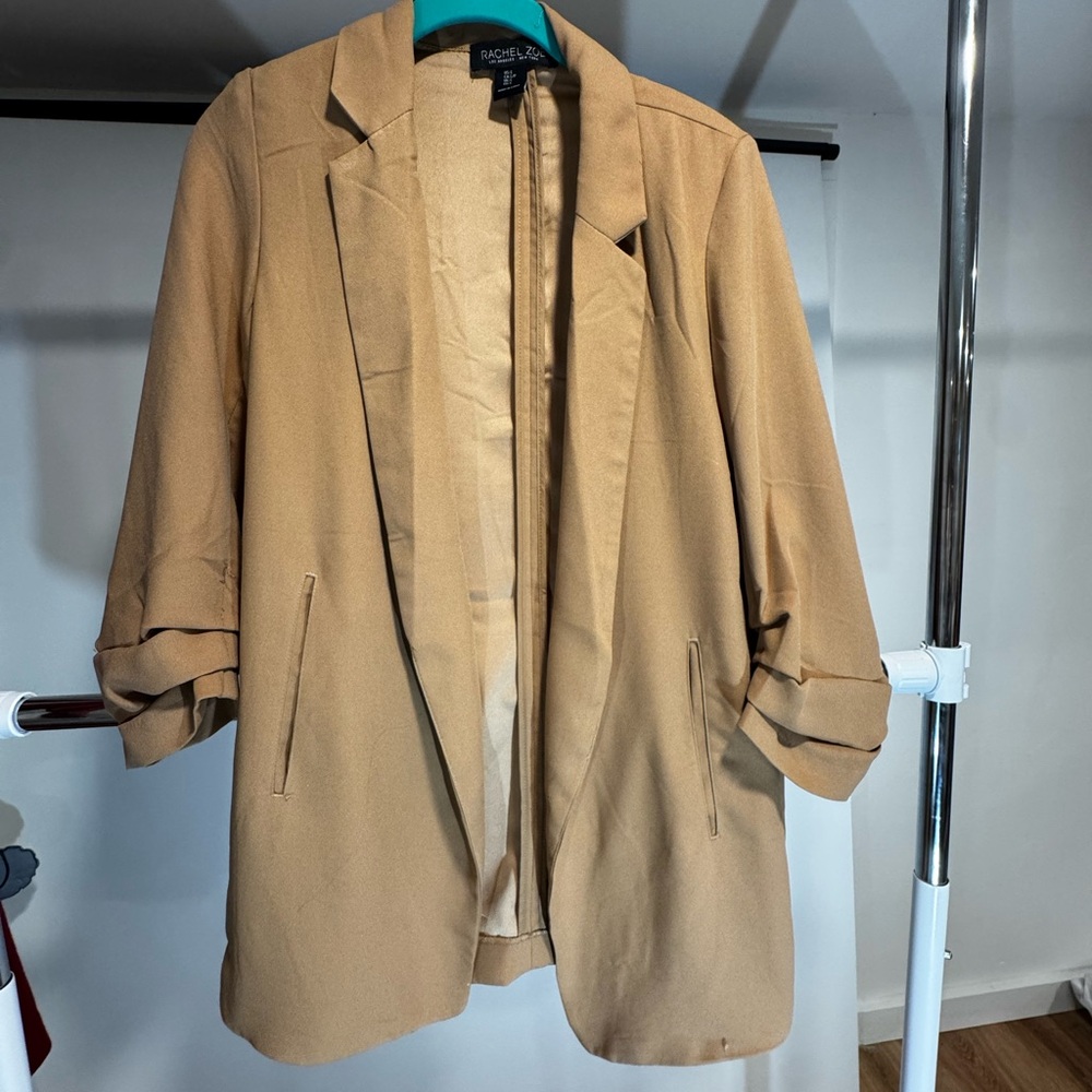 Tan Women's Blazer by Rachel Zoe